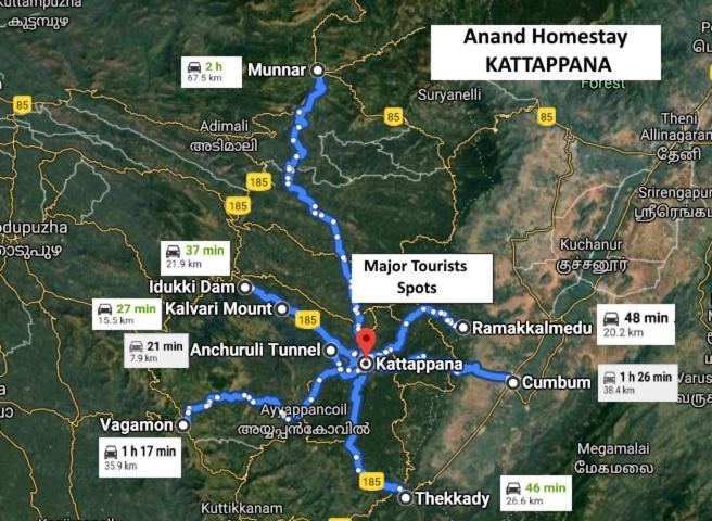 Anand Homestay Kattappana Eksteriør bilde